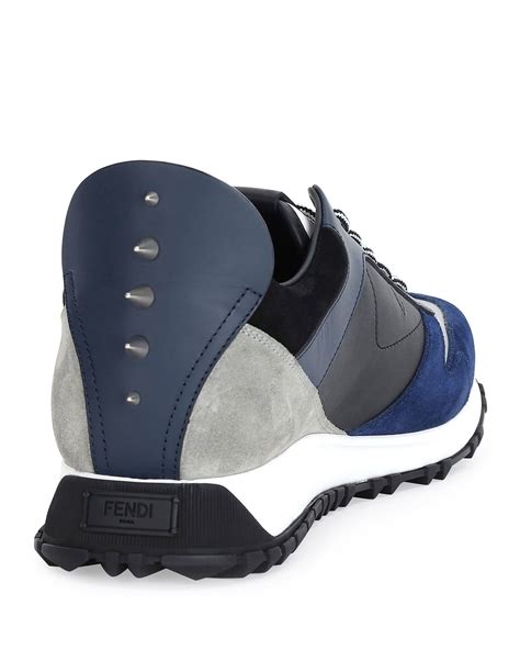 fendi sneakers men with spikes|fendi high top sneakers men's.